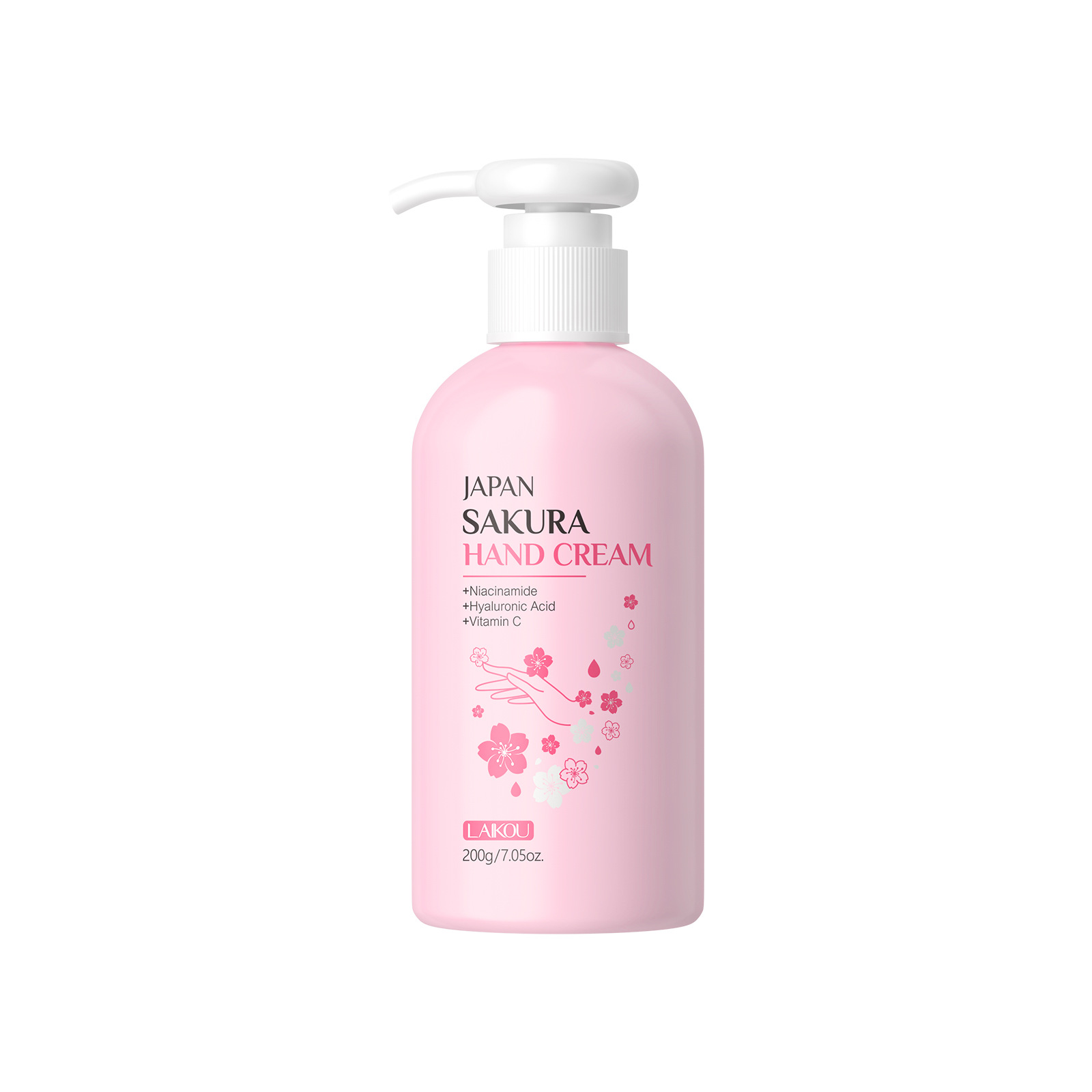 Cross-border Laikou Cherry Blossom Hand Cream 200g hydrating and moisturizing hand skin care manufacturer one-piece consignment in stock Item Picture