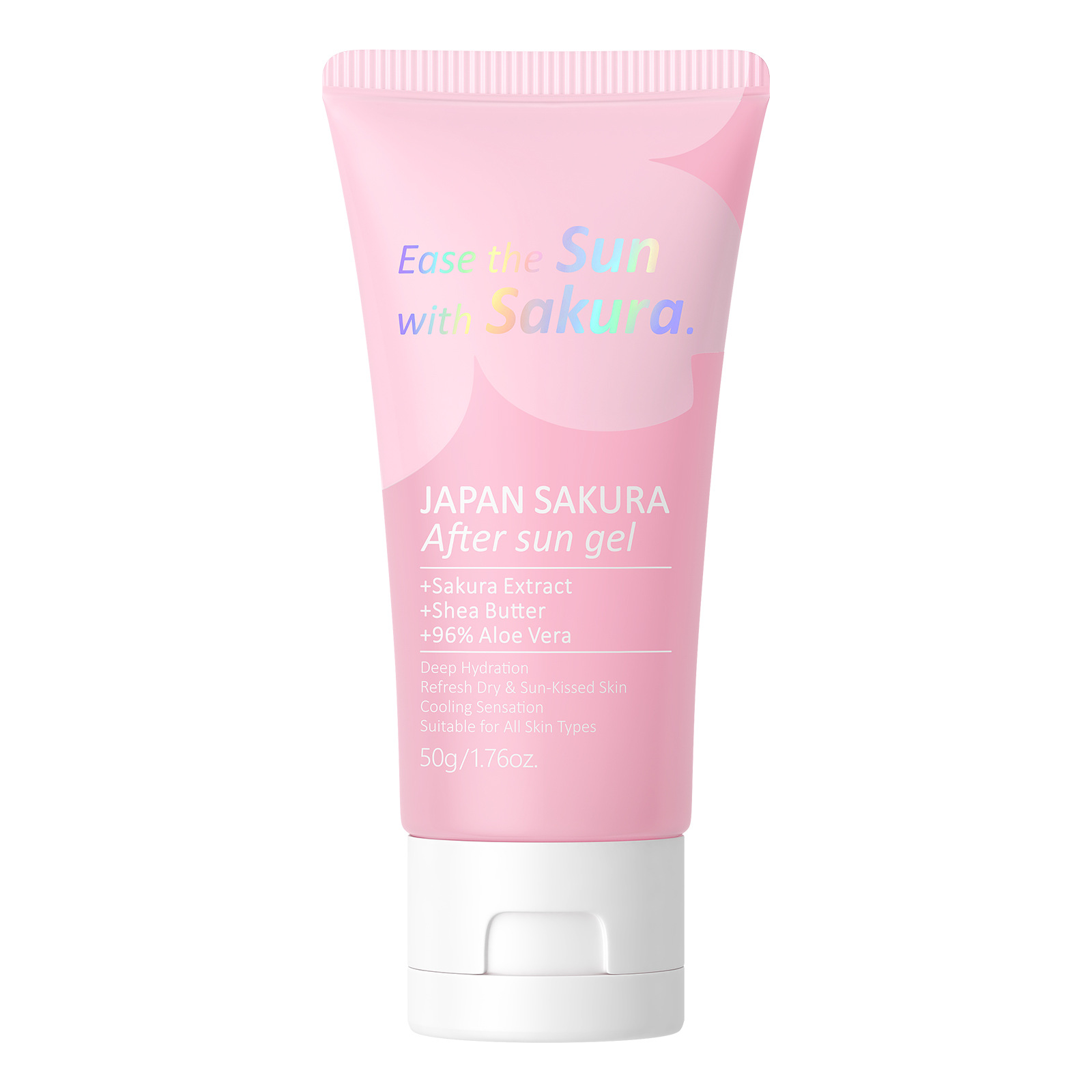 Cross-border LAIKOU Cherry Blossom Post-Sun Gel 50g Hydrating, Moisturizing and Soothing skin care products in stock from the manufacturer Item Picture