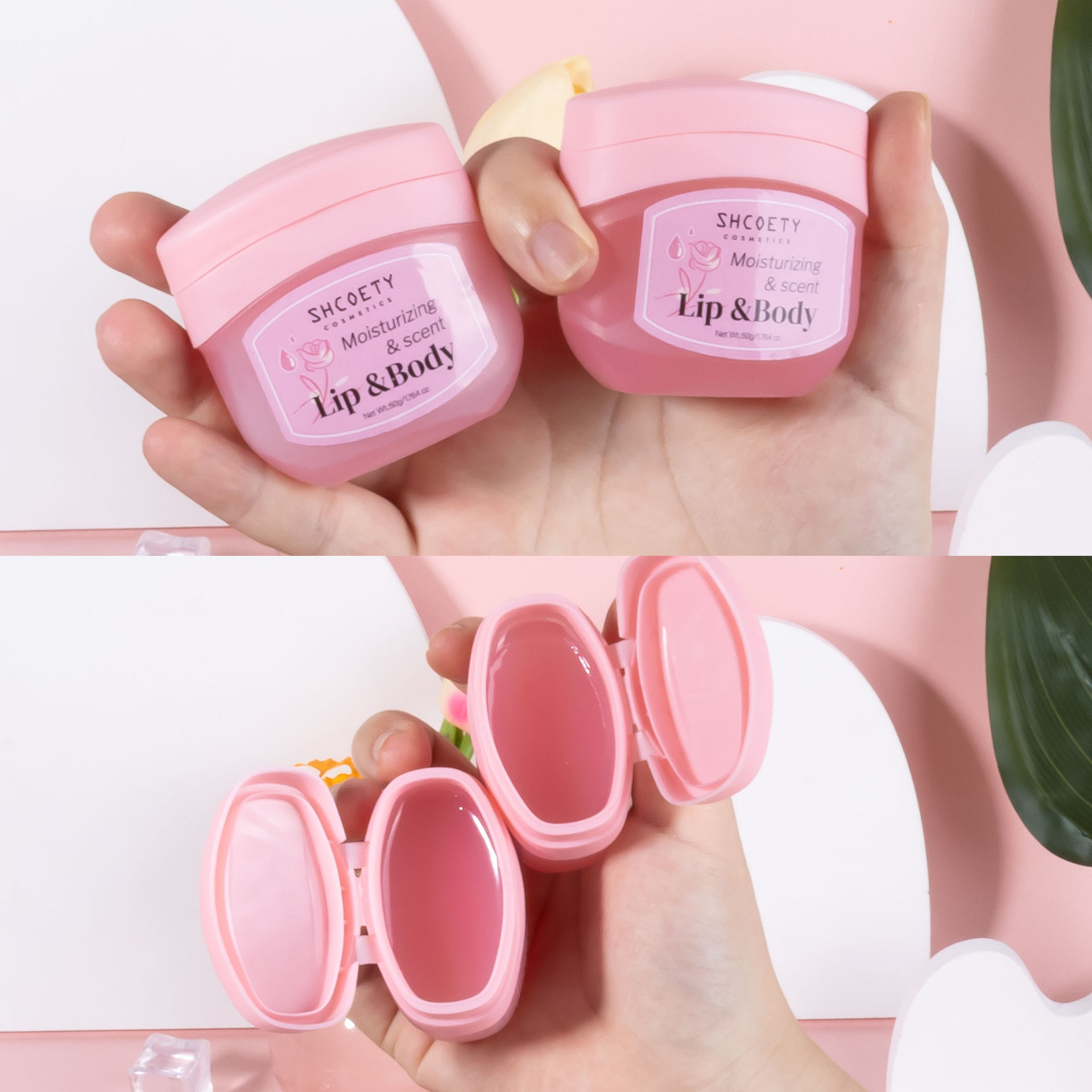 SHCOETY Vaseline Lip Balm 50g Hydrating and Moisturizing Lip Mask, Lip care for both men and women, cross-border lip oil and lip gloss details Picture