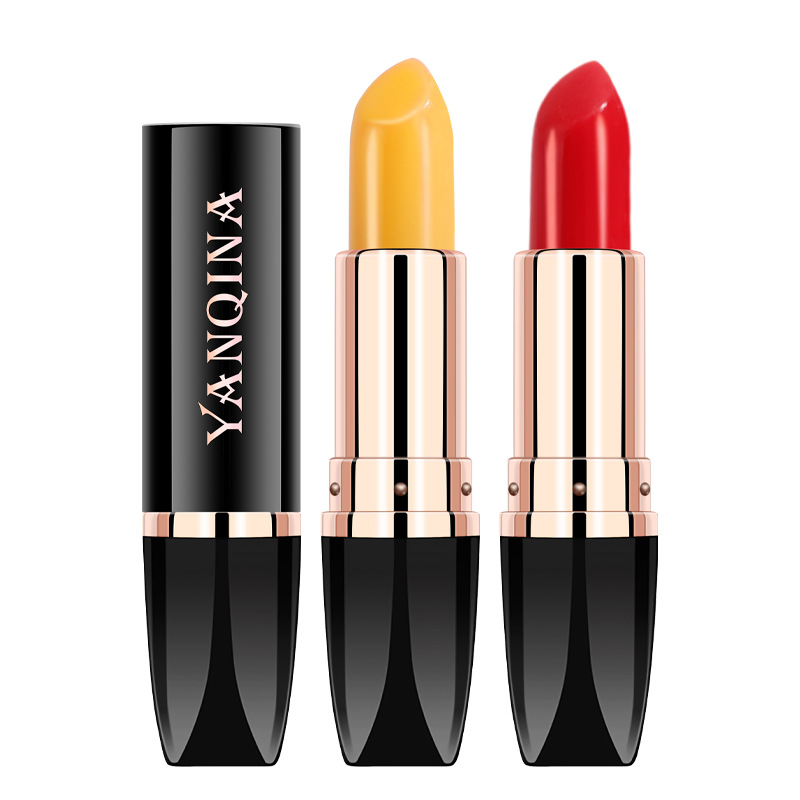 YANQINA Carotene Red Cherry Color-changing Lip Balm Moisturizes and hydrates, does not fade, does not stick to cups, and is a waterproof lipstick Item Picture
