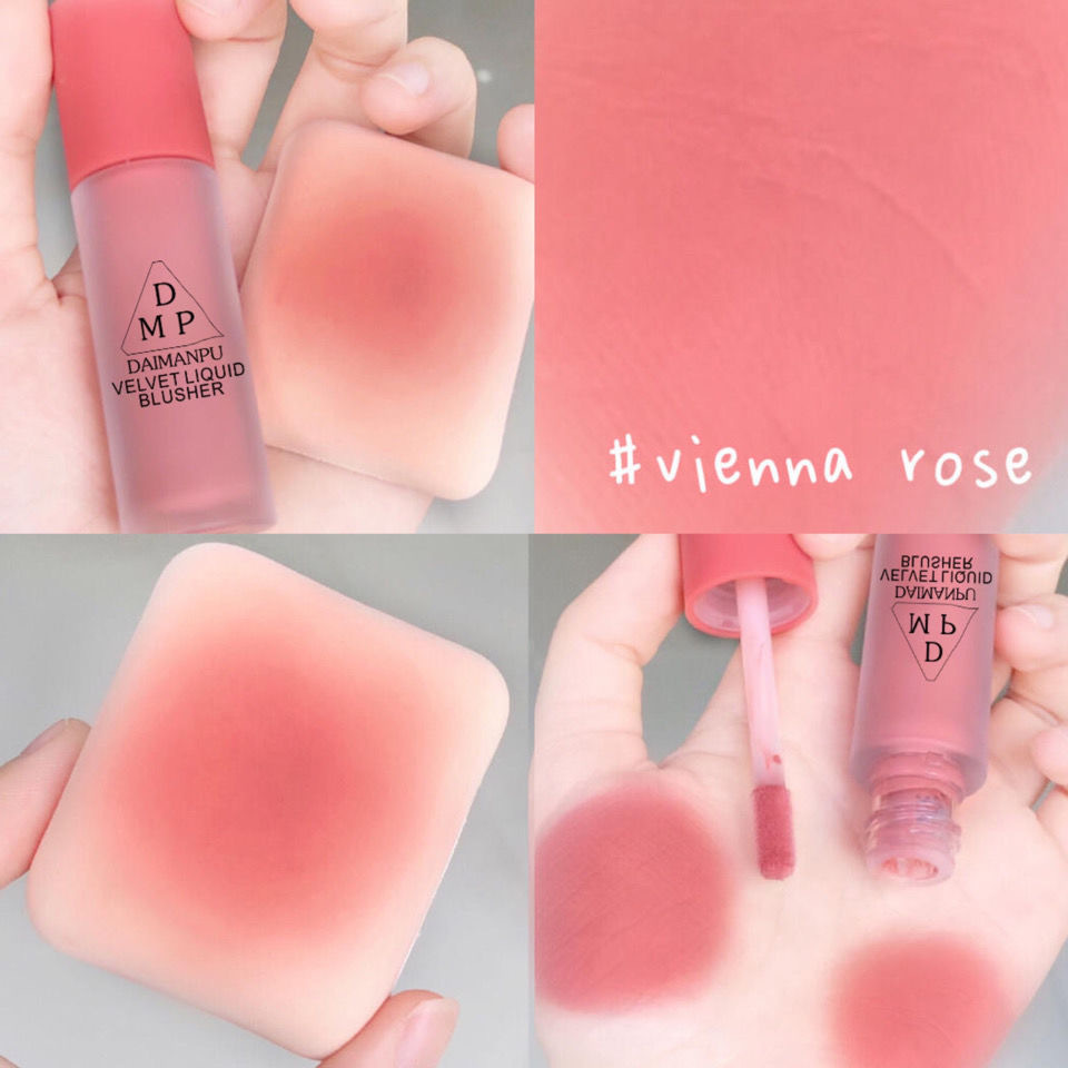 Cross-border Daimanpu liquid blush brightens skin tone, nude makeup blush eyeshadow orange soda energetic student girl Specification drawing