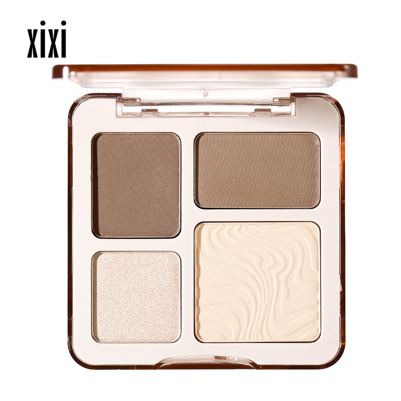 xixi depicts the shadow Contouring plate, the high-gloss contouring integrated plate, the matte brightening three-dimensional shadow comprehensive plate D854 Item Picture