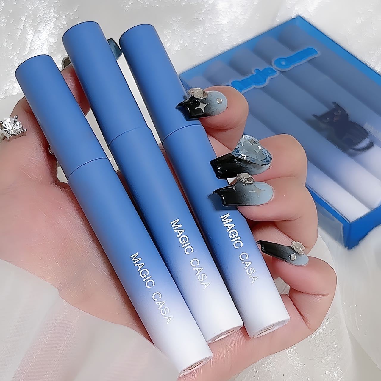 MAGIC CASA Five-Lipstick Set, Lip gloss and matte Lip Gloss Specification drawing