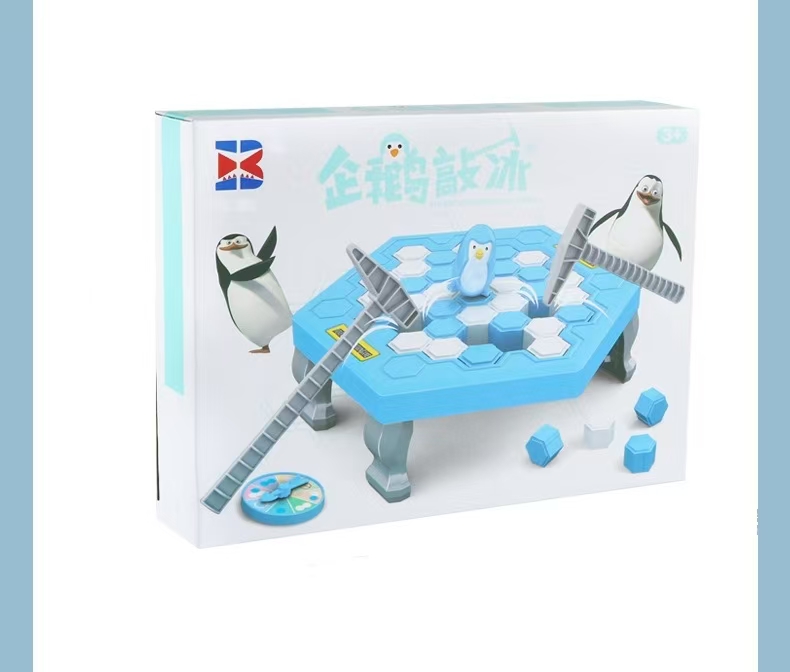 拯救企鹅破冰台拆墙玩具 企鹅桌面亲子游戏互动益智玩具 敲打企鹅破冰企鹅详情11