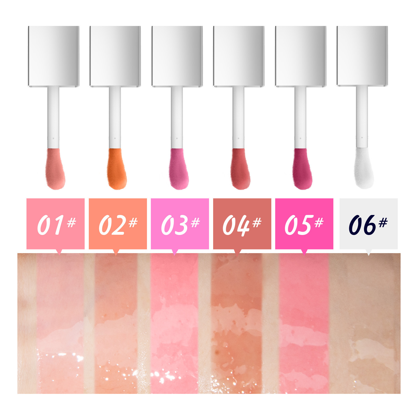 Hellokiss LIP OIL Moisturizing and Nourishing Mirror Water GLOW Lip Lotion Cross-border Makeup details Picture