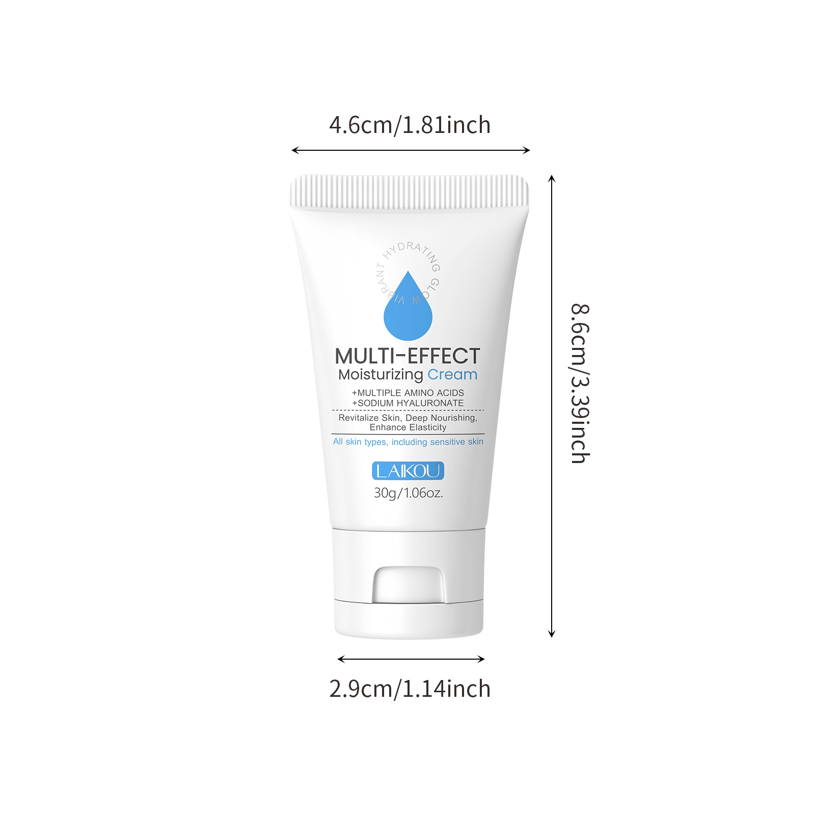 Cross-border LAIKOU Water Gel Cream 30g Hydrating, moisturizing and nourishing skin care products manufacturer in stock, one-piece consignment Item Picture