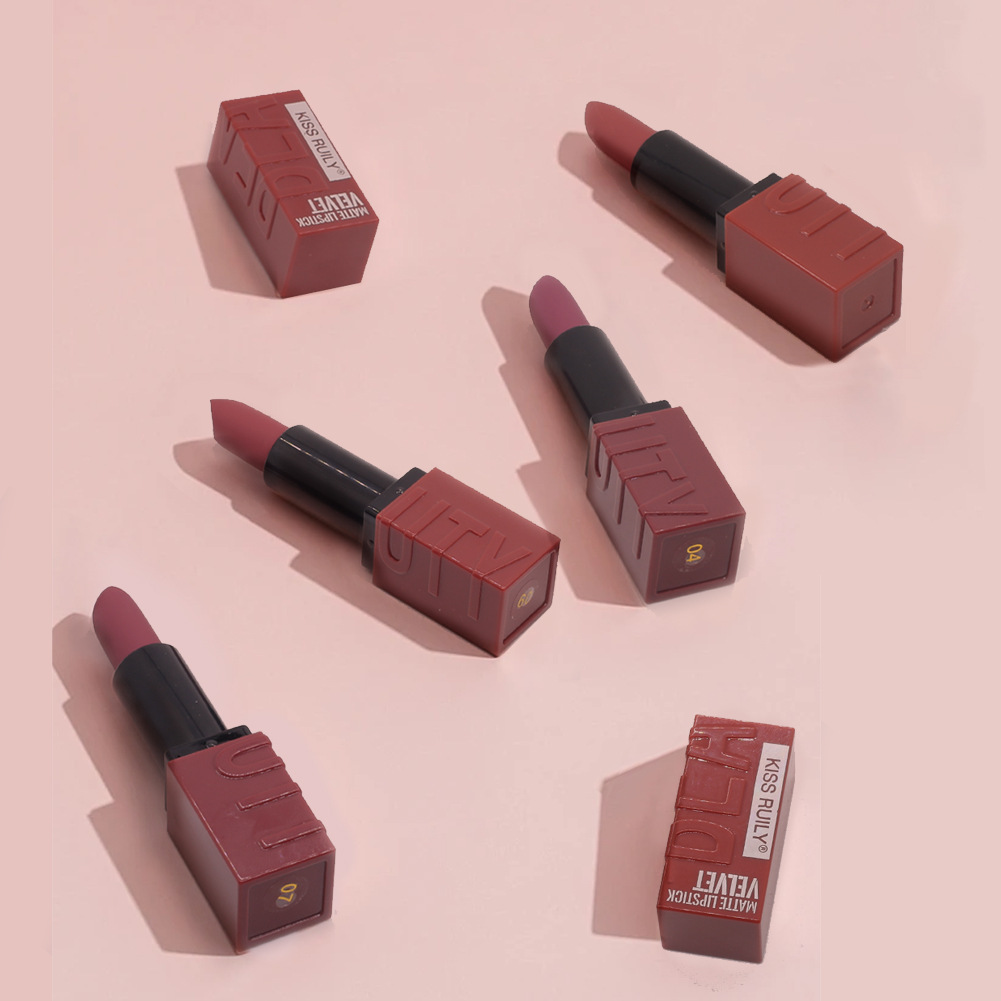 Full-service foreign trade beauty cross-border e-commerce lipstick matte moisturizing moisturizing matte lip makeup wholesale Specification drawing