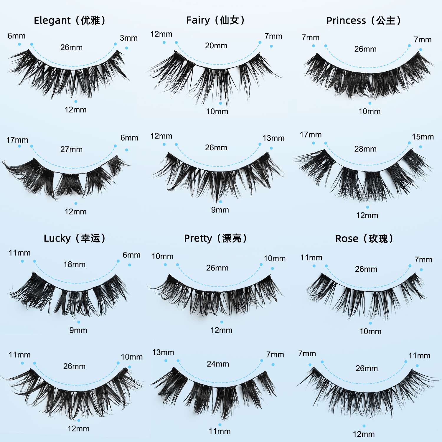 Wholesale of new two-pair magnetic false eyelashes from Europe and America, glue-free double-layer small round magnetic ultra-light magnet eyelashes Application Scenario