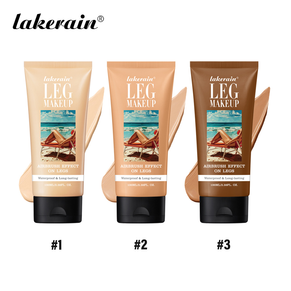 lakerain LEG MAKEUP 100ml Dark Brown skin tone Leg Makeup Leg Makeup Item Picture