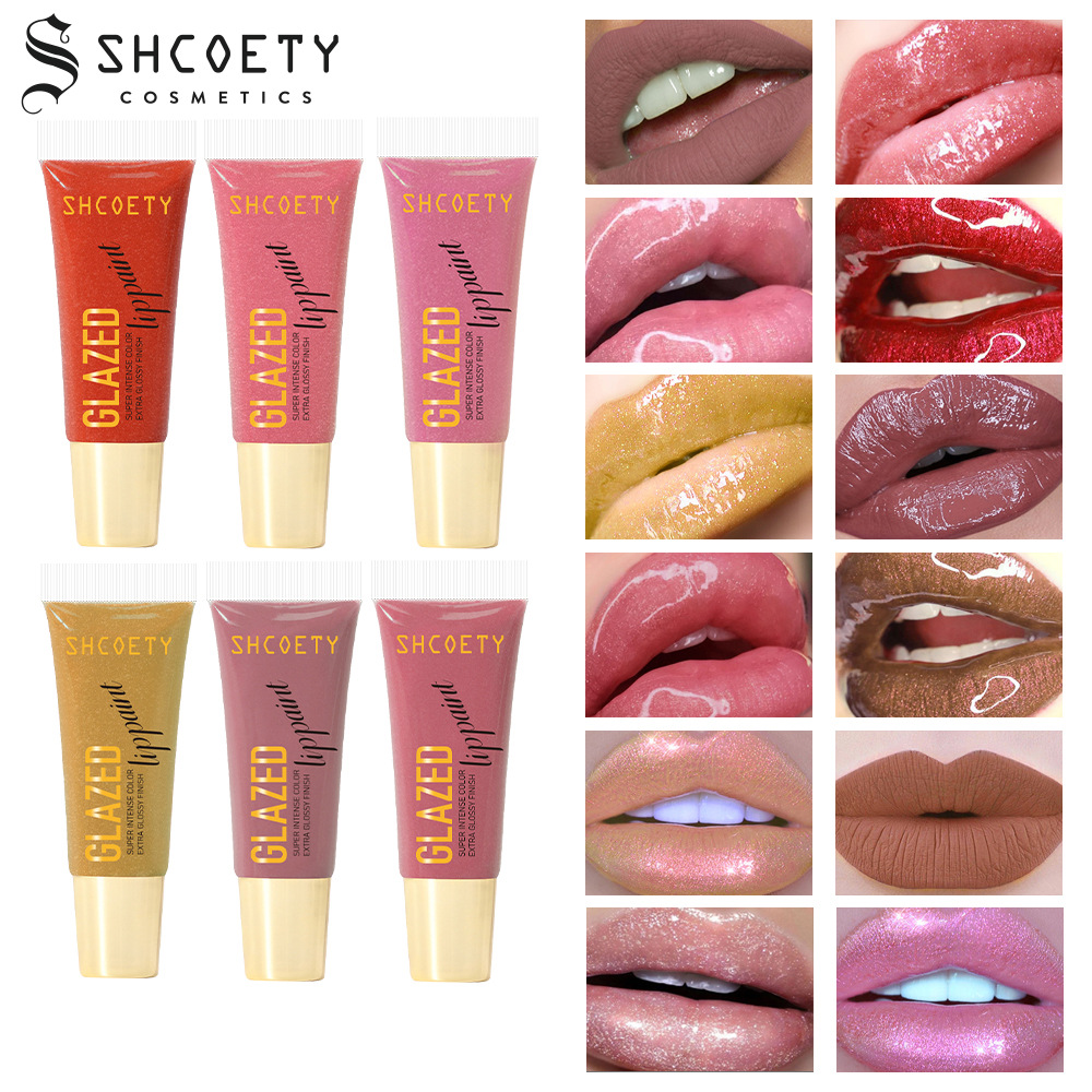 SHCOETY Hydrating Lip Gloss has a water-like texture that does not stick to the cup. It is a pouty lip brightening tube lip gloss and lip gloss that crosses borders full figure