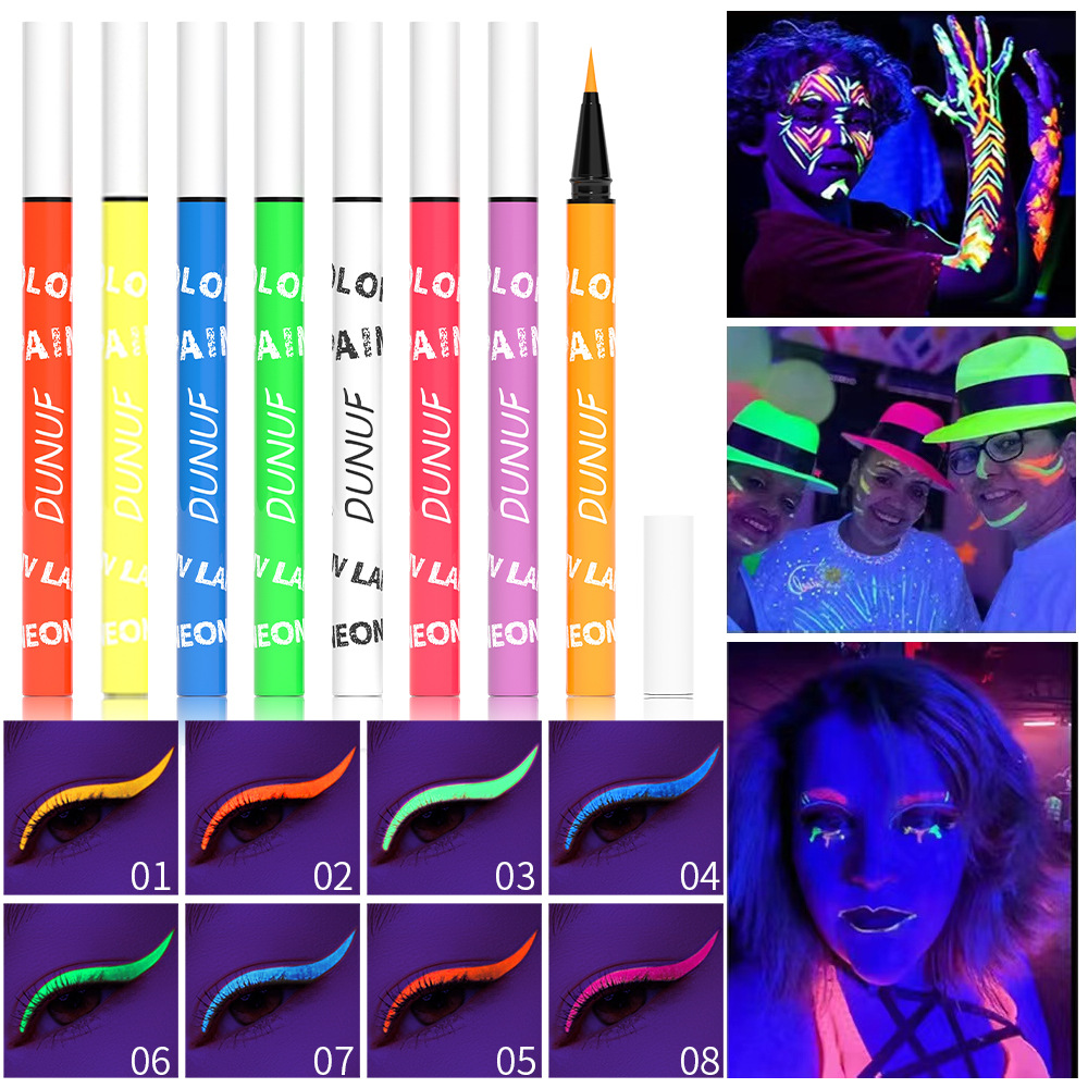 Check it out! Link Disclaimer - For export only :DUNUF UV Fluorescent Eyeliner Pen full figure