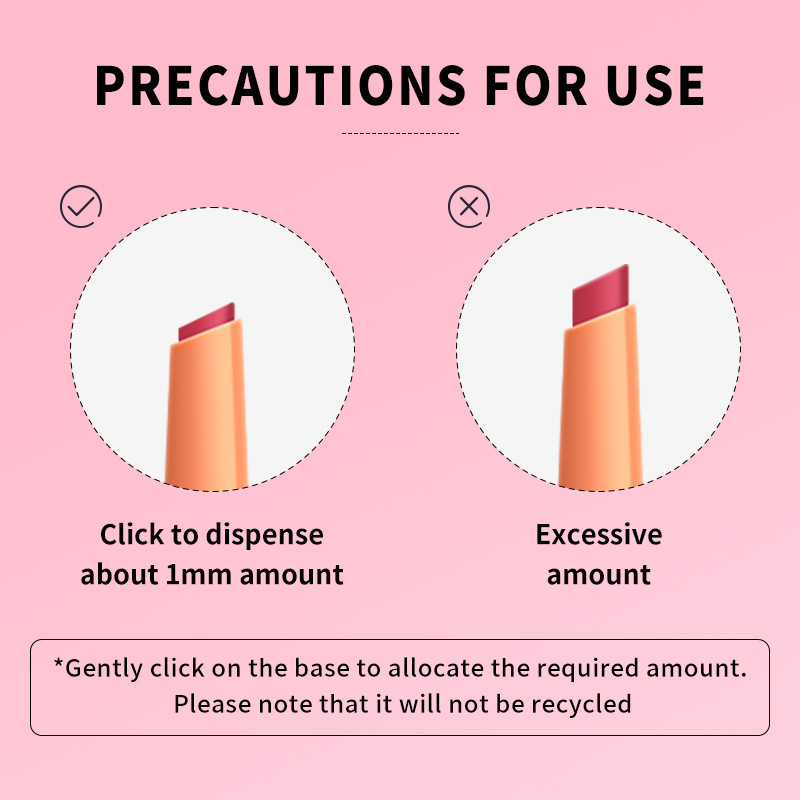 JOLLY JOJO Press Lipstick, Lip gloss Gloss Lipstick, makeup wholesale, one-piece consignment Specification drawing