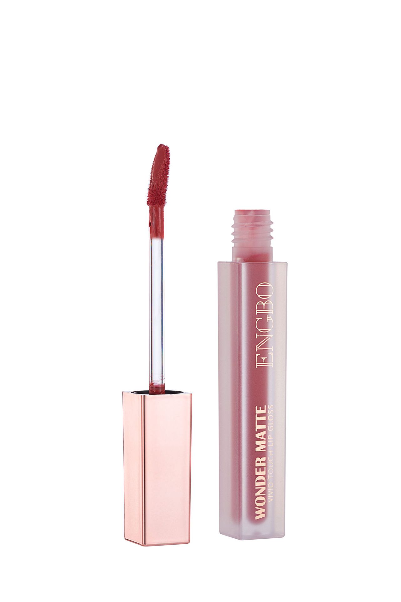 ENGBO matte lip gloss does not stick to the rim red, is waterproof and does not smudge. Lip oil for cross-border e-commerce beauty products, European and American style Item Picture