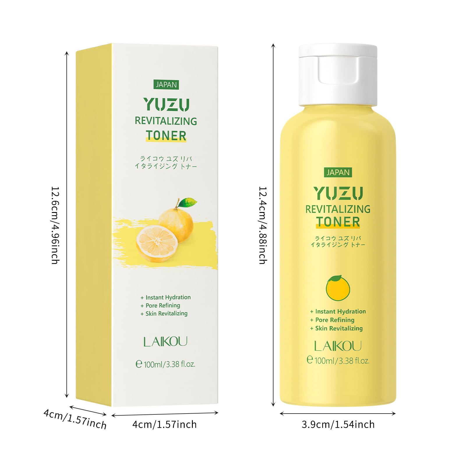 Cross-border new product LAIKOU Grapefruit Hydrating Toner 100ml Wet Compress Brightening Moisturizing Spray fda skin care product Item Picture