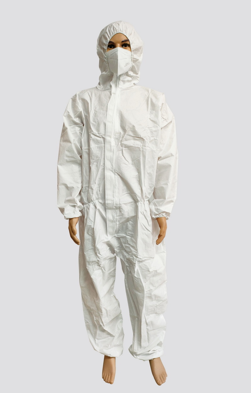 一次性防护服连体透气防尘防水养殖场喷漆工作服隔离服
