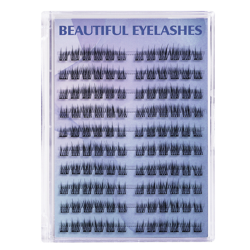 Large-capacity 120 clusters of camellia glue-free false eyelashes, reusable eyelashes, naturally soft and self-adhesive eyelashes Item Picture