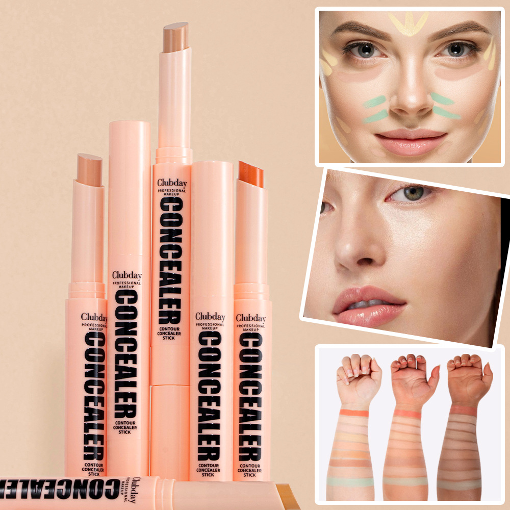 Clubday Cross-border Facial and Body bestseller Contour Shadow Concealer Pen, Natural three-dimensional matte Waterproof Concealer stick Specification drawing