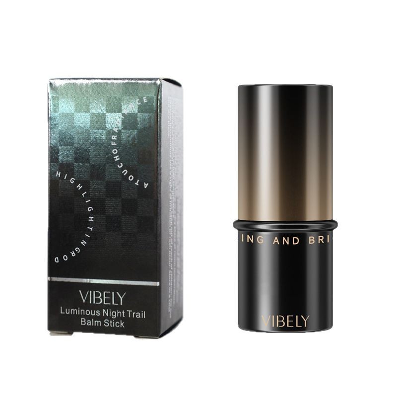 VIBELY Cross-border 3D Contouring Pearlescent High-Gloss Stick to Contour the Nose Shadow, Night Trace Hydrating Blush Cream Item Picture