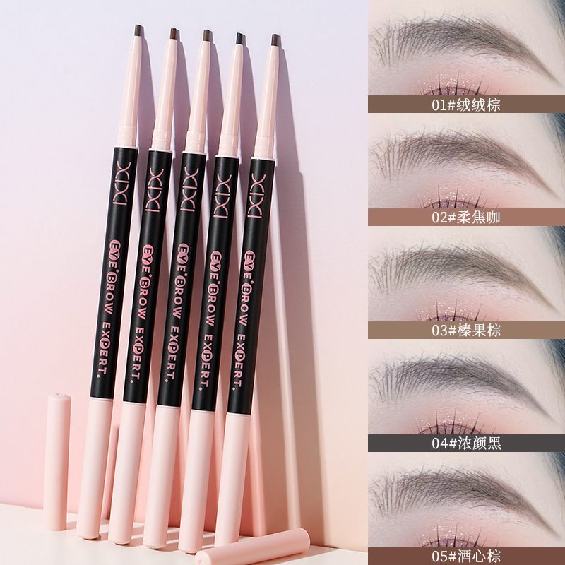 The makeup xixi fine-textured eyebrow pencil is extremely fine, natural, long-lasting, waterproof, sweat-proof and won't smudge the wild eyebrows of beginners Application Scenario