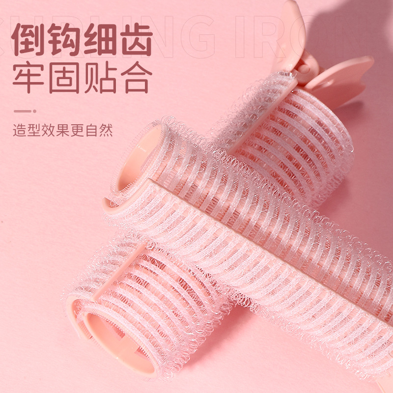 LMLTOP Lazy Voluminous Hair Curler, size self-adhesive hair curler, Air bangs high Head Top Hair curler Specification drawing