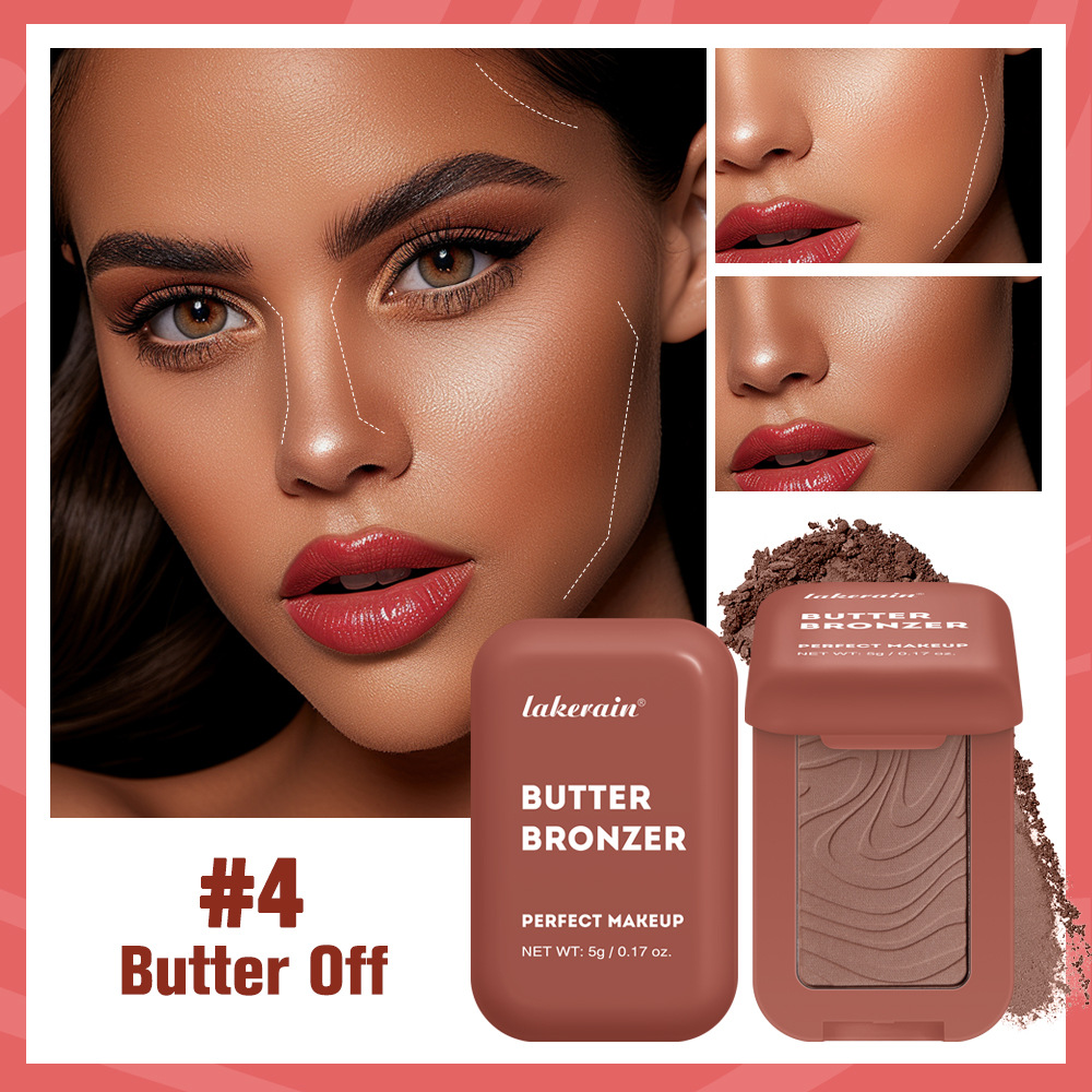 lakerain Butter Bronze Contouring Powder for Contour and natural hairline Contouring powder details Picture