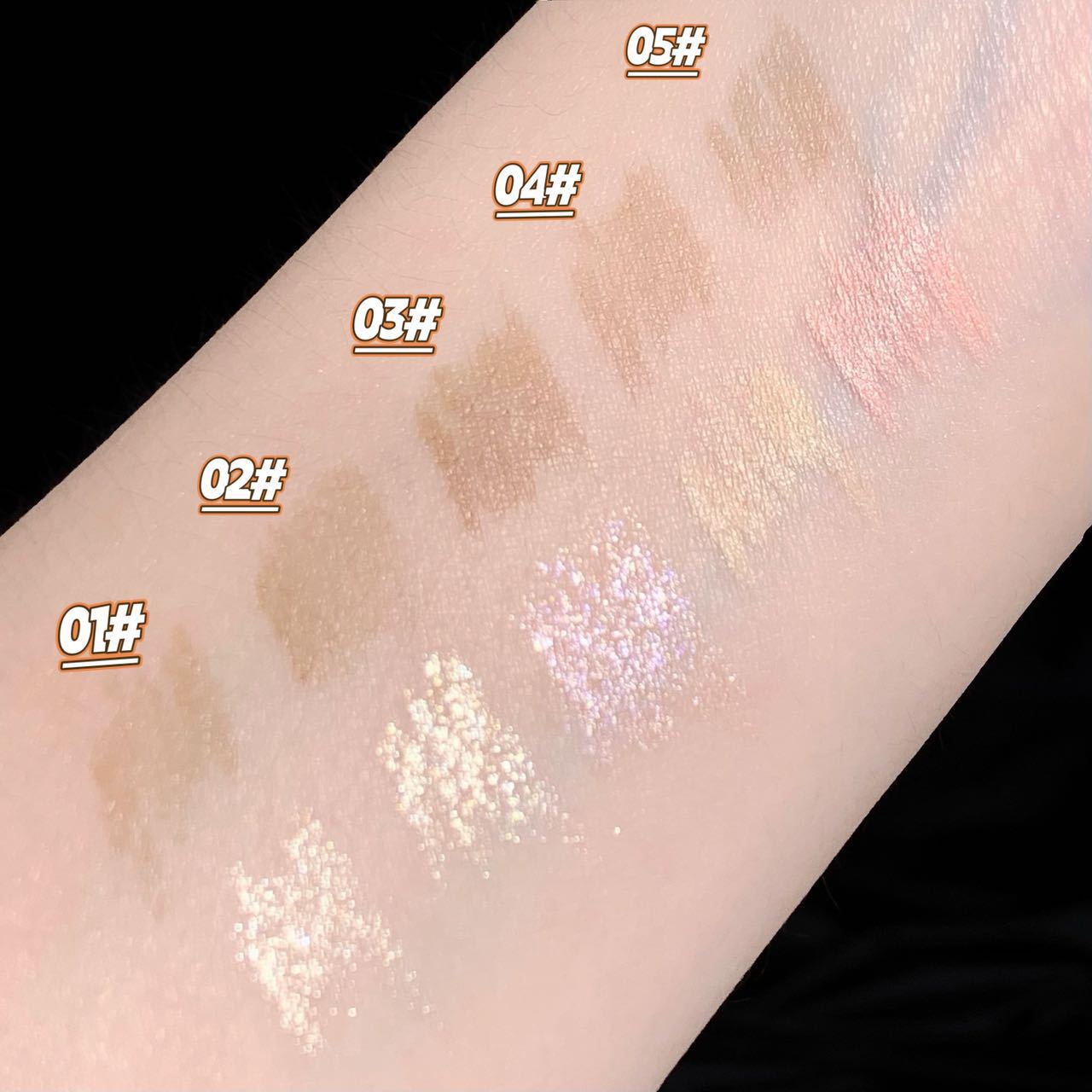 SWEET MINT Double-headed Sleeping Pen, dual-purpose pearlescent fine flash, shadow Outlining pen, eyeliner and eyeshadow in one Application Scenario