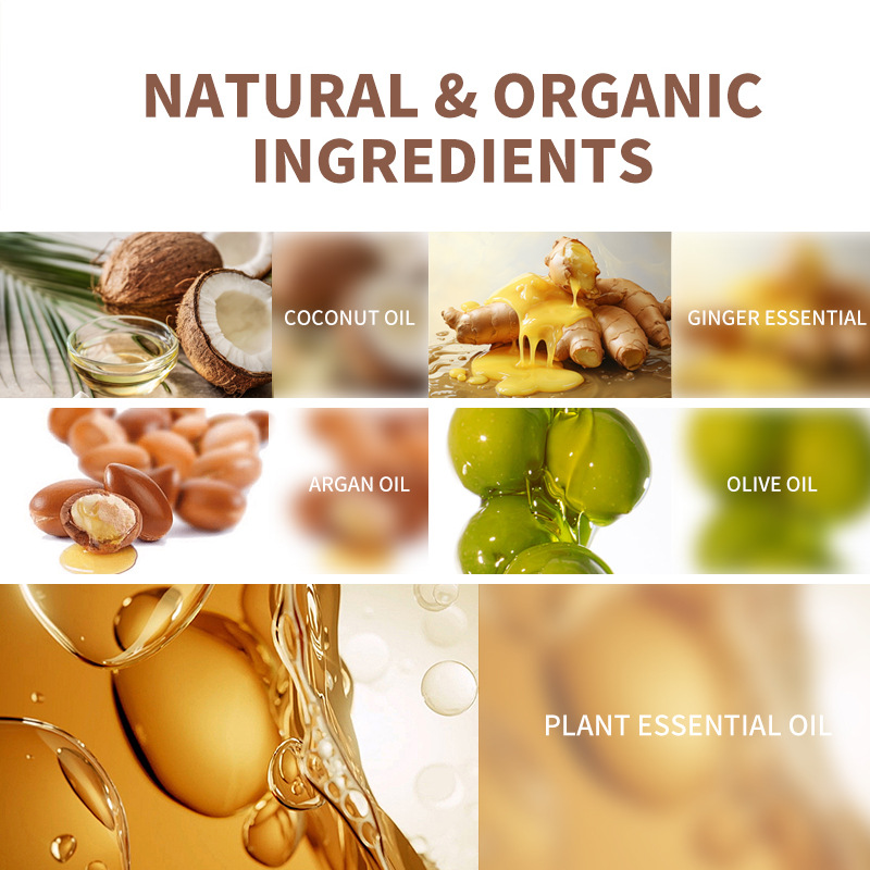 All-english KOGEEYY Ginger Shampoo Plant Nourishing Hair Roots Care Cross-border Hair sham Application Scenario