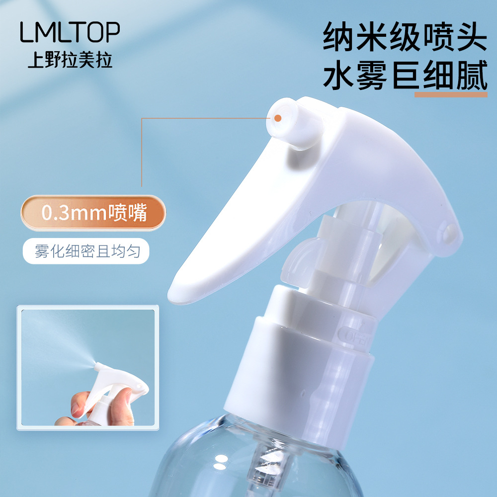 LMLTOP 100ml Spray bottle, transparent PET spray gun bottle, Hair care hand spray bottle, hand-held spray bottle SY710 details Picture