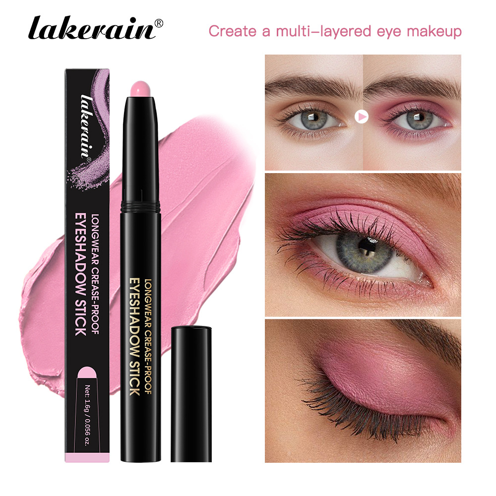 lakerain Cream Eyeshadow stick, matte pearlescent gradient Eyeshadow, Lazy Eyeshadow pen details Picture