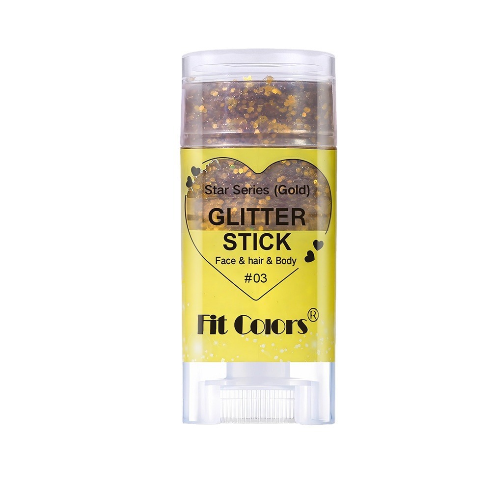 Fit Colors 6-color body painting, sequined stick face, lip star glitter eyeshadow, festival stage makeup Item Picture