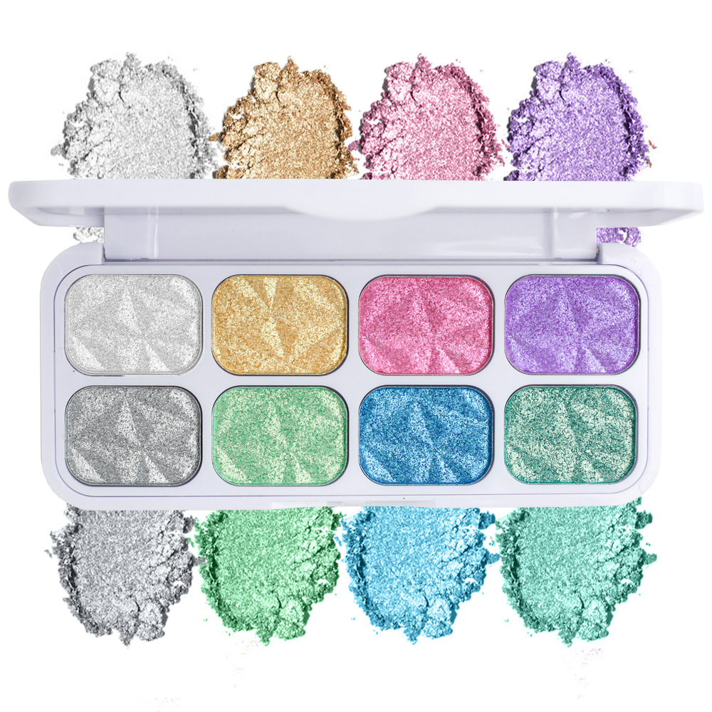 insfany Macaron Chameleon High Disc Polarized Color 8-color Cut Color Eyeshadow Douyin Xiaohongshu details Picture