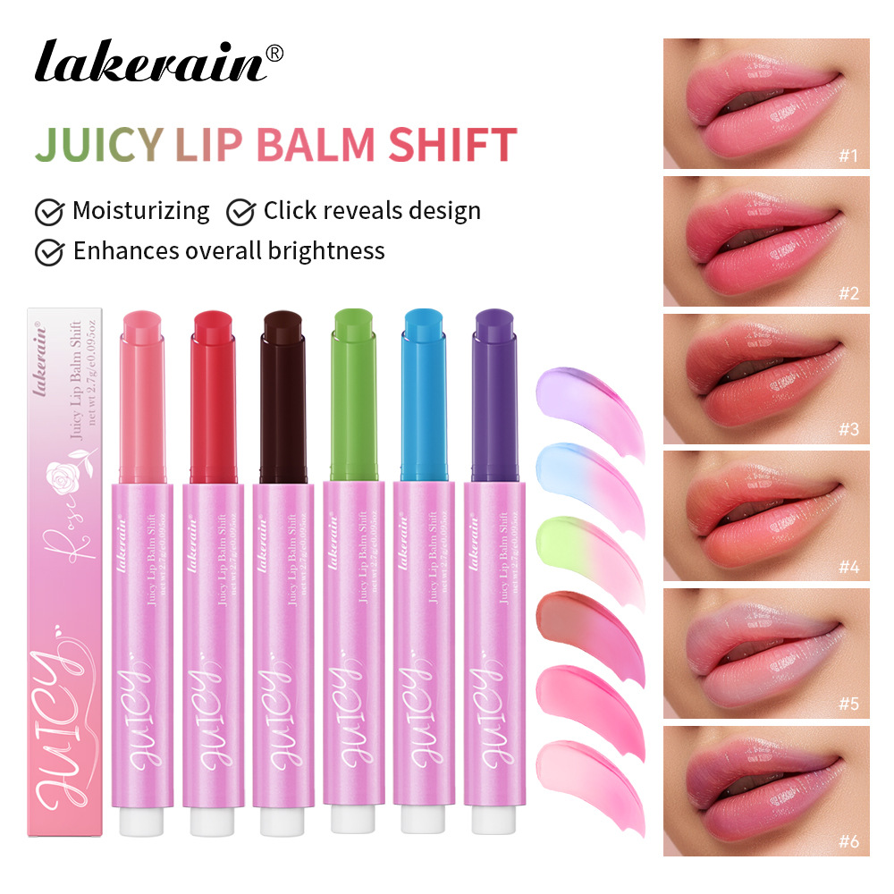 Lakerain 6-color Hydrating Lip Balm full figure