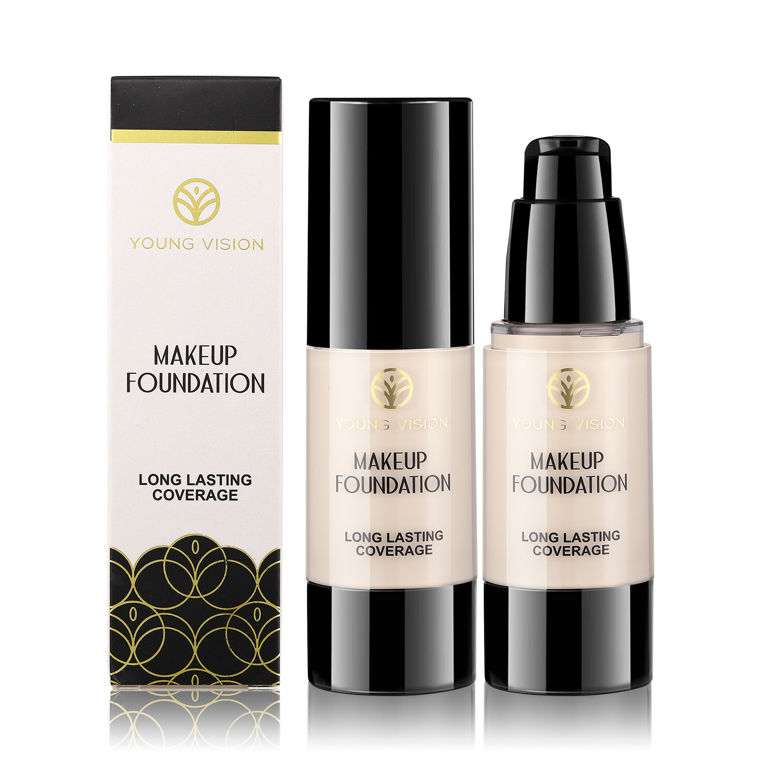 YOUNG VISION Press Foundation Matte, non-smudge, contouring and facial modifying Foundation Item Picture