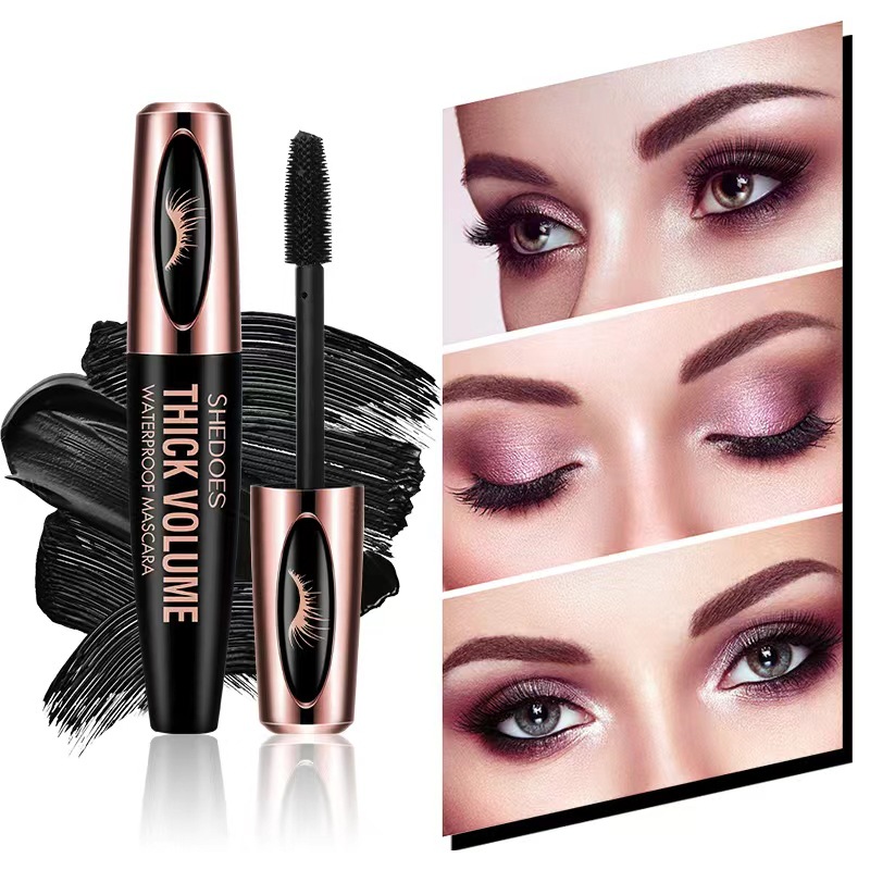 Shedoes Cross-border waterproof, sweat-proof, non-smudging, non-smudging, long, curly and thick mascara TEMU is a bestseller full figure