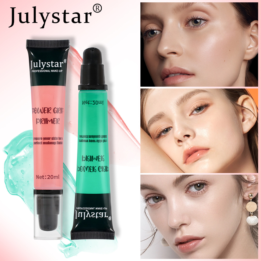 Wholesale of cross-border makeup portable eye and face isolation primer, base moisturizing and pore-invisible gel primer full figure
