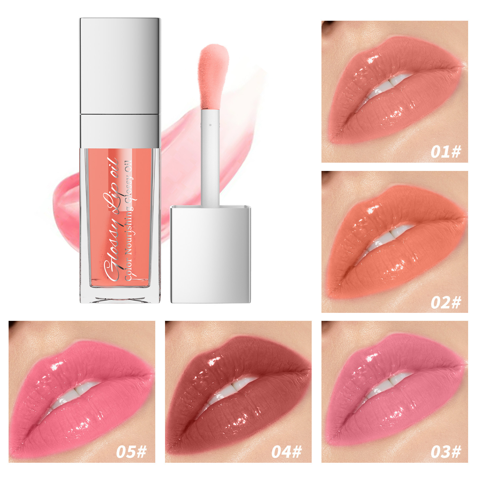 Hellokiss LIP OIL Moisturizing and Nourishing Mirror Water GLOW Lip Lotion Cross-border Makeup full figure