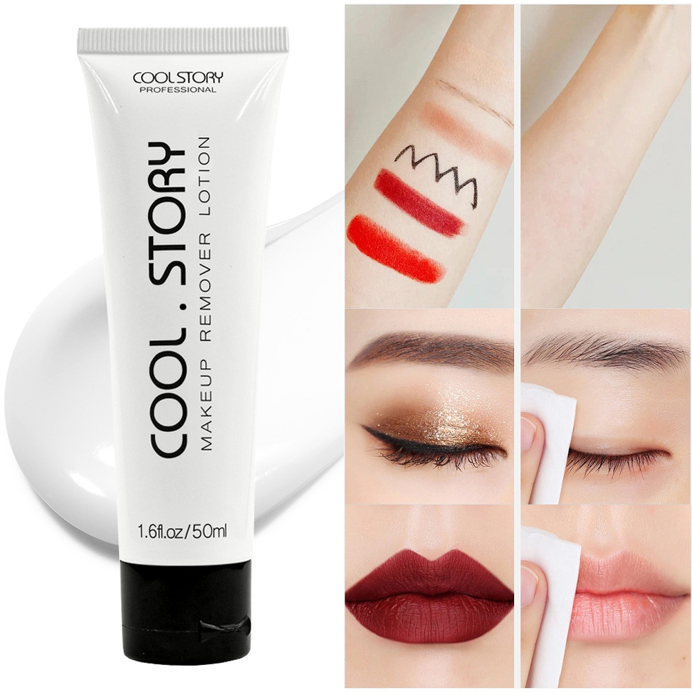COOLSTORY Makeup Remover Cream, water-based makeup Remover Cream, Little White Tube Facial Cleansing Makeup Remover Cream, a bestseller on Douyin and Xiaohongshu Specification drawing