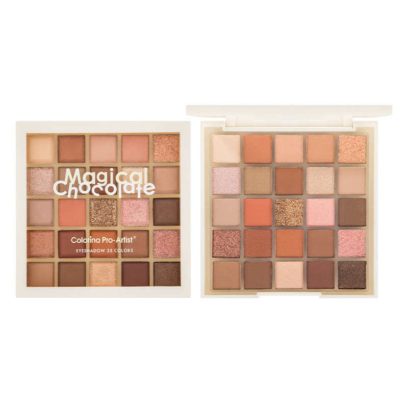 Ruili Makeup 25-color eyeshadow, play with color eyeshadow palette, pearlescent, matte, glossy, and multi-color eyeshadow palette cosmetics Application Scenario