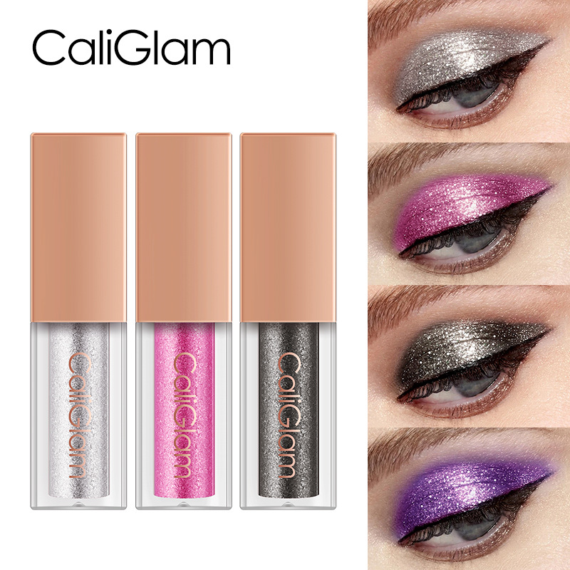 Langmanni 8-Bottle Eyeshadow Liquid Set: High-gloss Multi-Color Pearlescent Glitter Liquid Colored Eyeshadow Specification drawing