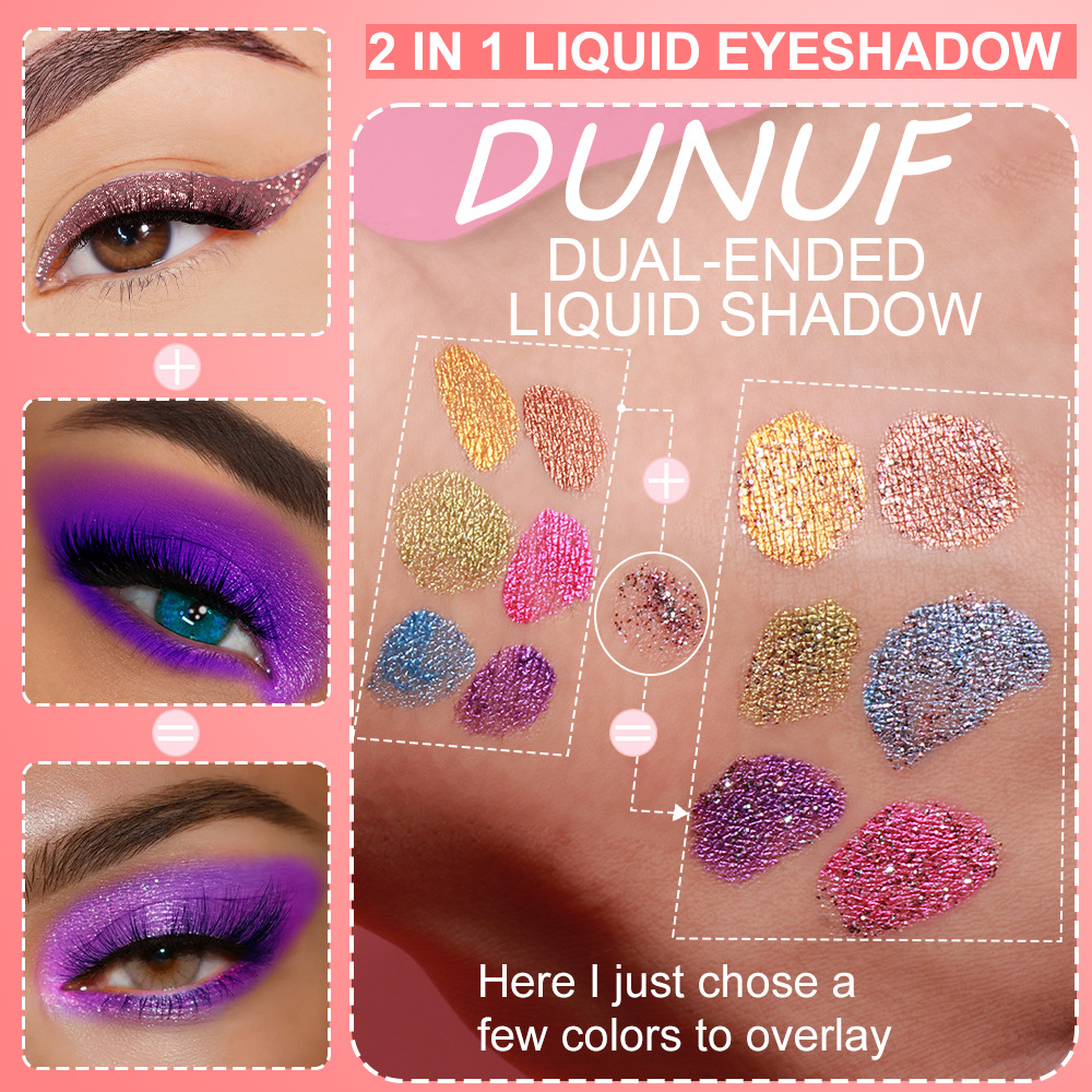 Check out DUNUF Double-headed Water Long-lasting Pearlescent Sequined Eyeshadow! Link Disclaimer - For Foreign trade only Specification drawing