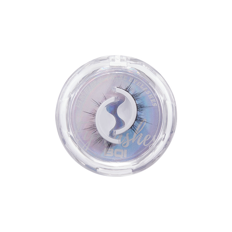 The natural fairy self-adhesive false eyelashes come with adhesive strips that can be reused without glue Item Picture