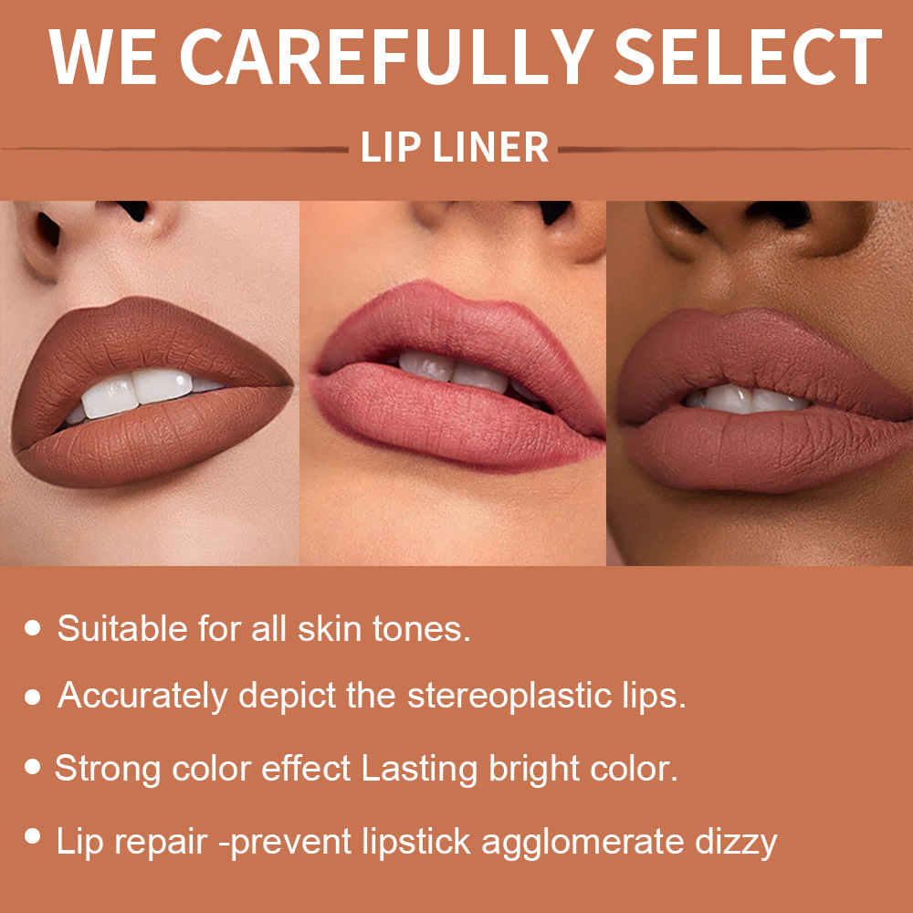 DUNUF 23-color foam lip liner pen is waterproof for a long time. Please check! Link Disclaimer - For Foreign trade only Specification drawing