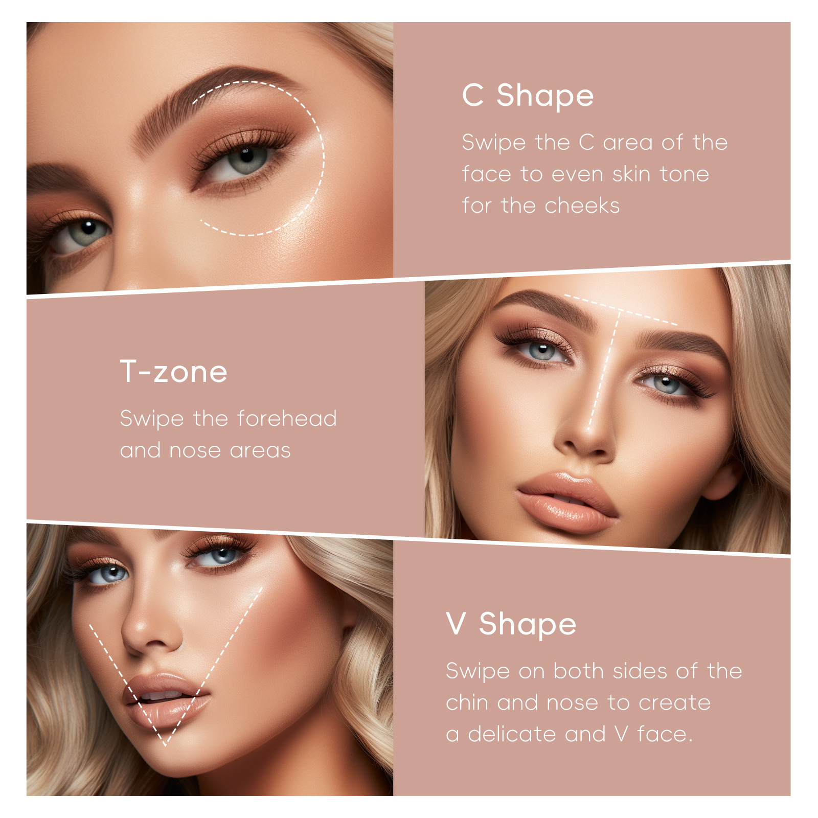 LAIKOU High-gloss Cream 10g (Color box) from cross-border manufacturer, available in 3 colors for covering blemishes and facial contouring details Picture
