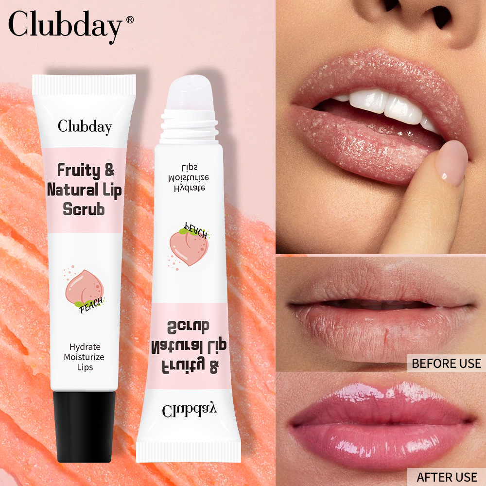 Cross-border makeup lip balm and fruit-flavored lip scrub export details Picture