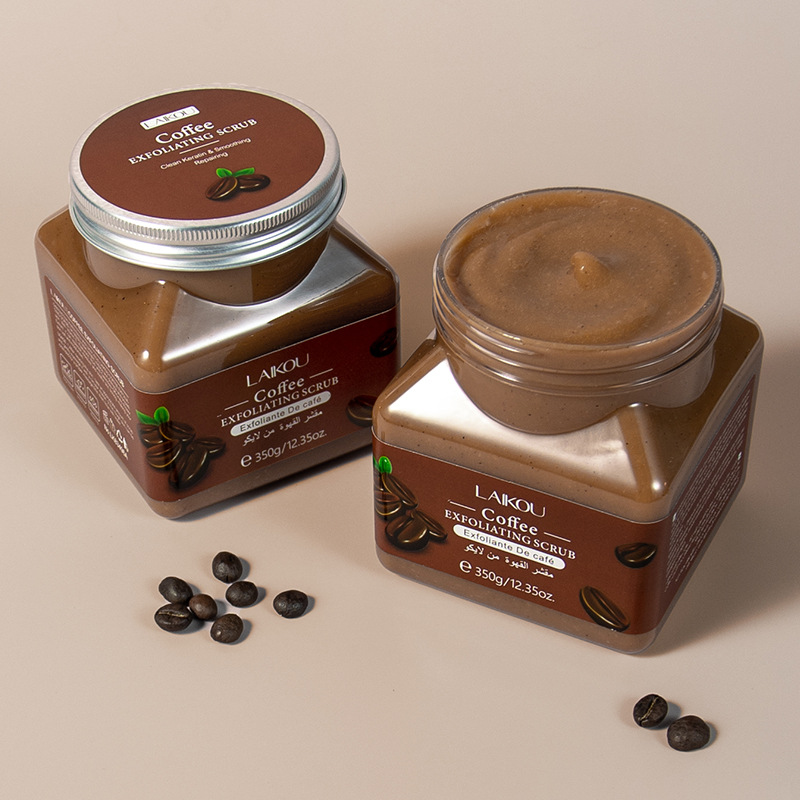 Cross-border Laicome coffee Scrub Body keratin hydrating, rejuvenating and brightening skin care products manufacturer wholesale full figure