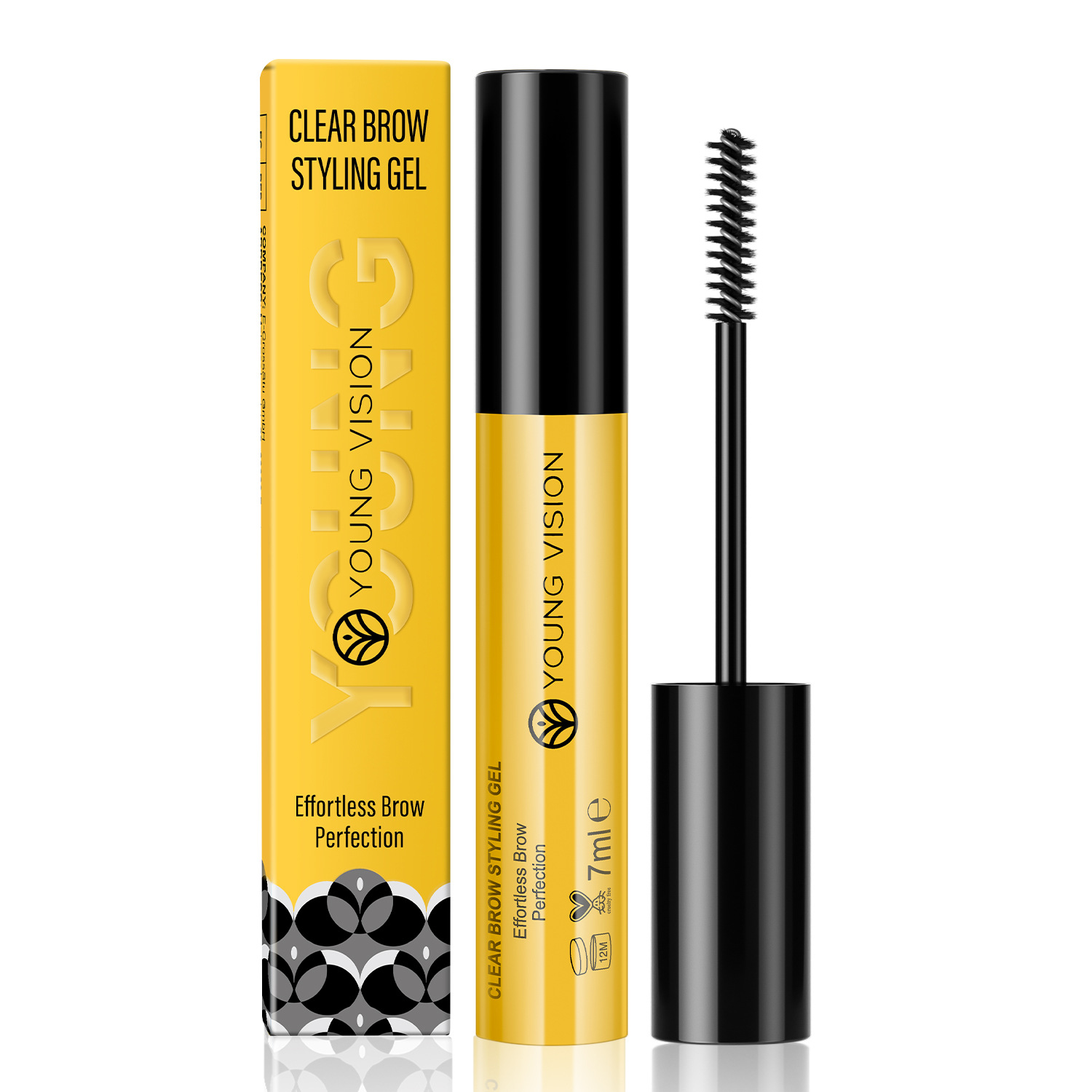 YOUNG VISION eyebrow gel is transparent, natural and more three-dimensional, with a large brush head Item Picture