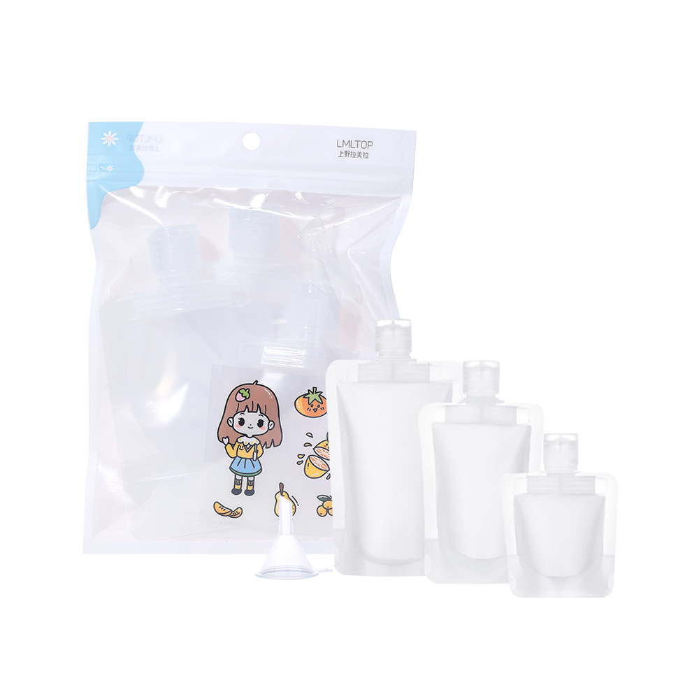 Creative packaging bags, cosmetic packaging bags, liquid travel portable body wash, lotion packaging bottles, soft bags Item Picture