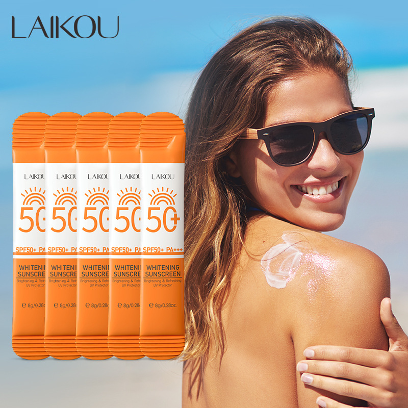 LAIKOU sunscreen 8g Summer Hydrating and Moisturizing Cross-border Factory Wholesale in Stock full figure
