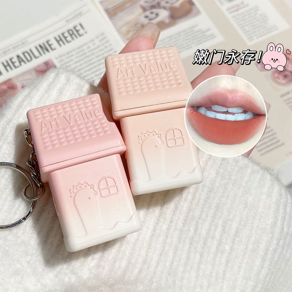 Art Value Dream House Light Velvet Lip Mud 6-color Soft matte Whitening Lip Glaze Natural and Versatile Makeup Cross-border details Picture