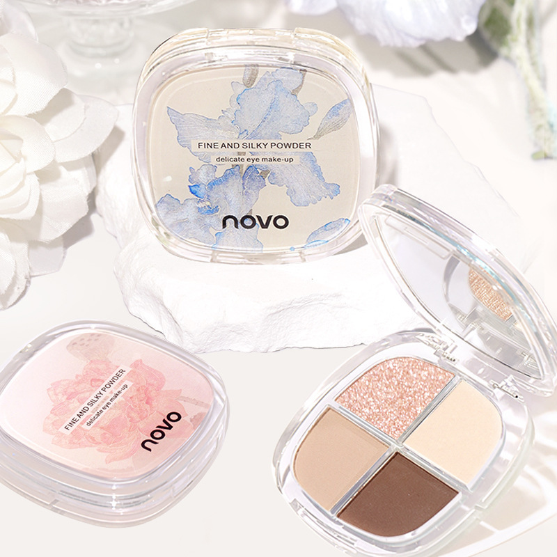NOVO's eye-brightening eyeshadow palette features a pearlescent, matte, sparkling, low-saturation earth tone, and is suitable for students' daily use at affordable prices details Picture